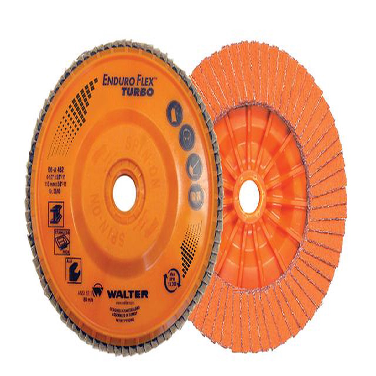 Abrasive Disc - Walter ENDURO-FLEX Turbo Flap Disc, 06A