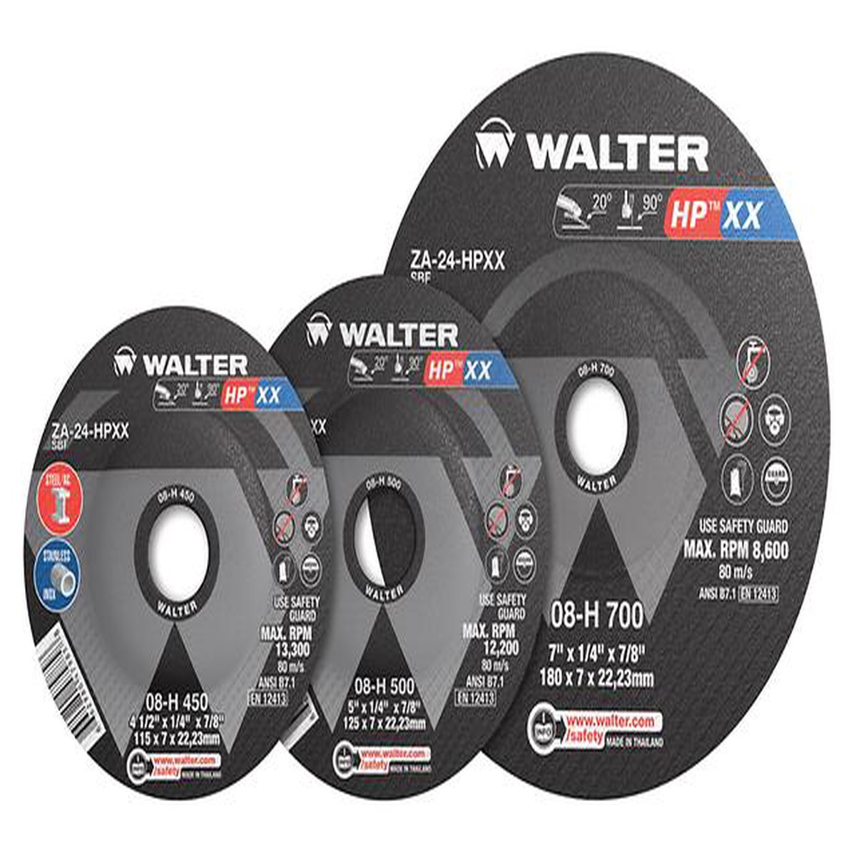 Abrasive Disc - Walter HP XX Premium Grinding Wheel (Type 27), 08H