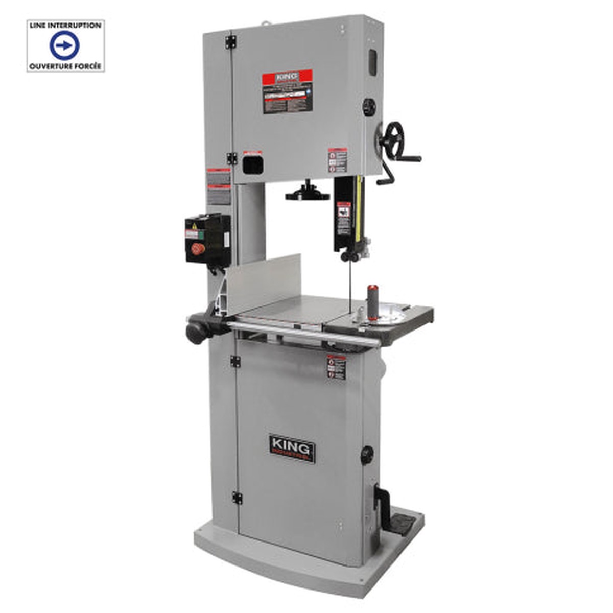 Bandsaw - King Canada 15" Wood Bandsaw with 14" Resaw, KC-1514FX