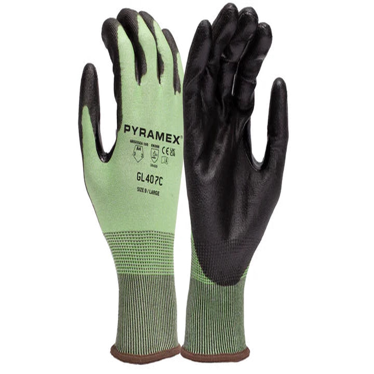 Cut Resistant Gloves - Pyramex Polyurethane A4 Cut Glove, GL407C