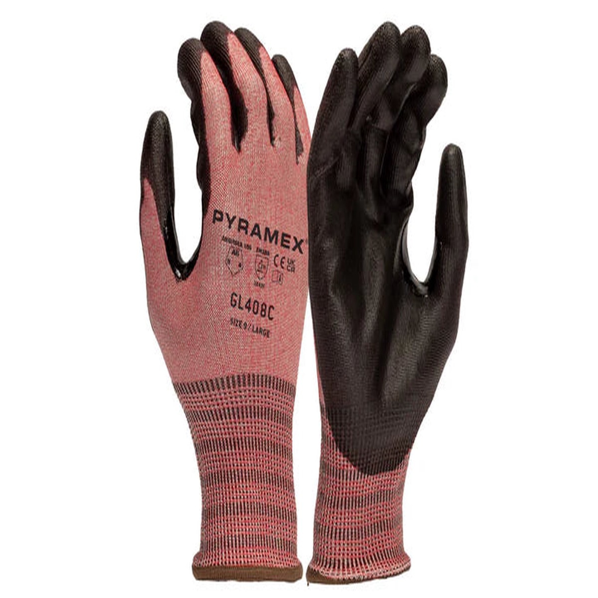 Cut Resistant Gloves - Pyramex Polyurethane A6 Cut Glove, GL408C