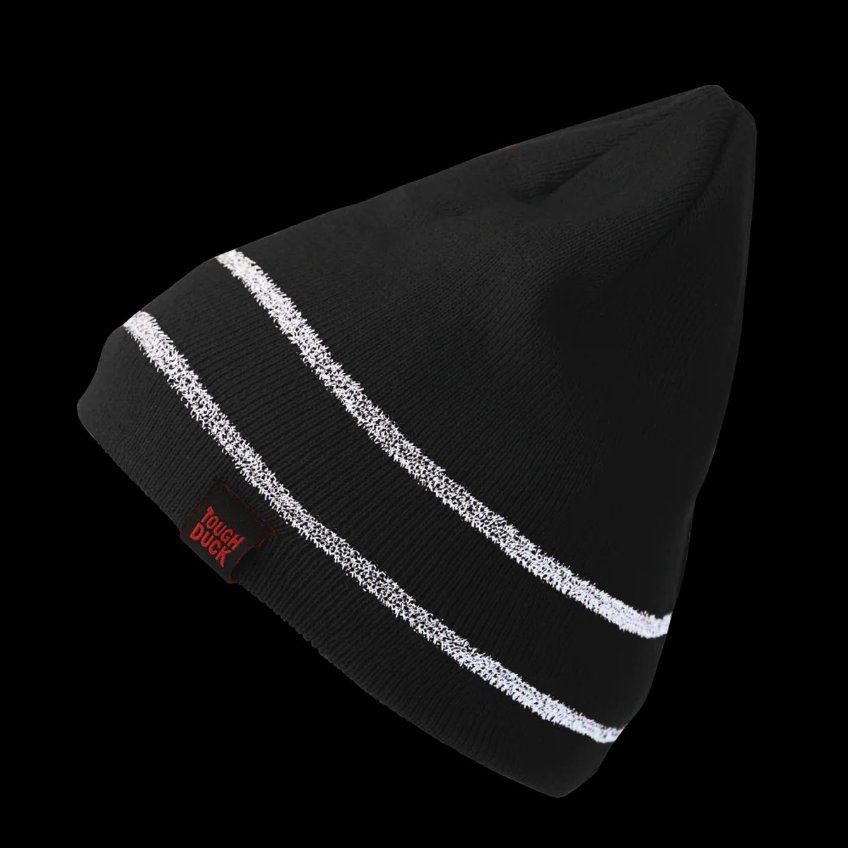 Hat - Tough Duck Acrylic Knit Cap With Reflective Stripe, I458