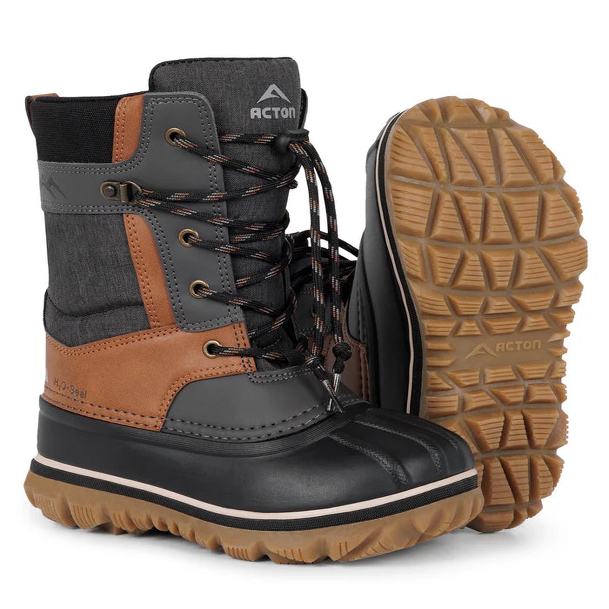 Kids Boots - Acton Electro Kids Winter Boots with Removable Felt, A8399