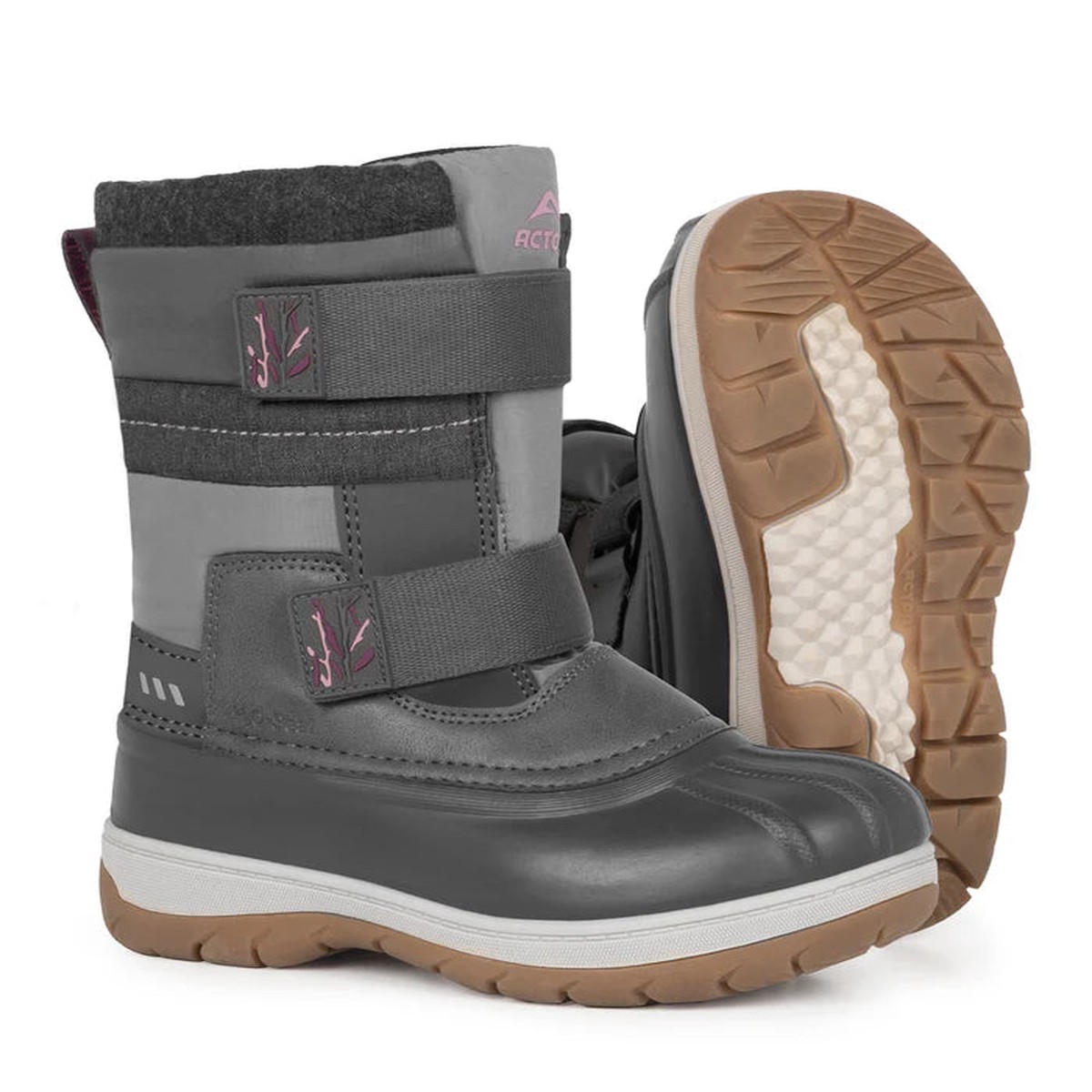 Kids Boots - Acton Taffy Kids Winter Boots with Removable Felt, A8393