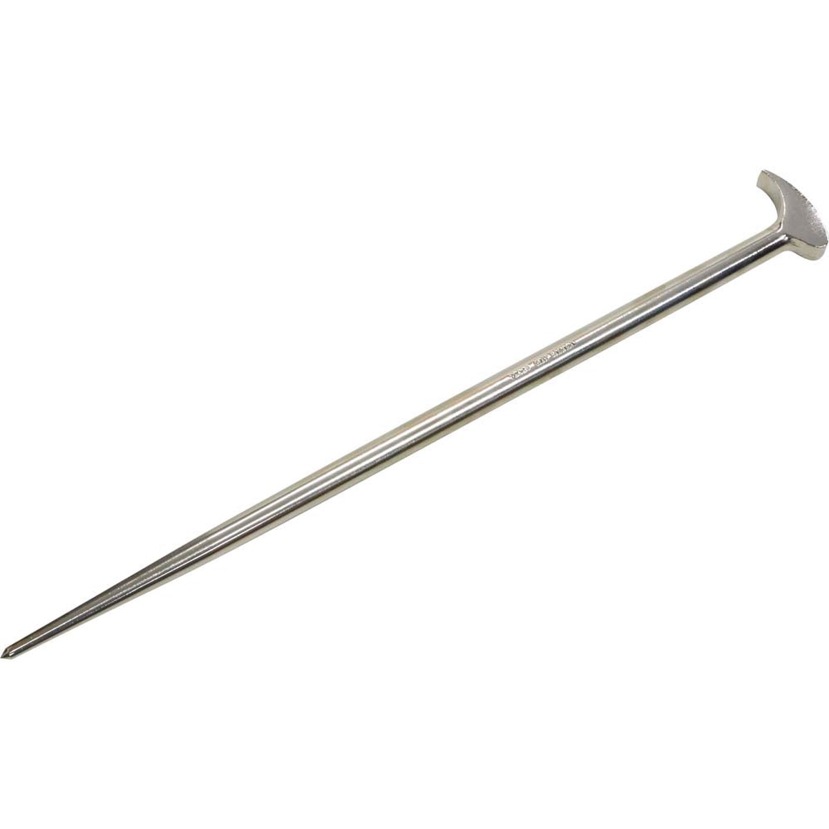 Pry Bar - Gray Tools Rolling Head Pry Bars, Round Shank With Polished Point, Nickel Plate Finish, Various Lengths