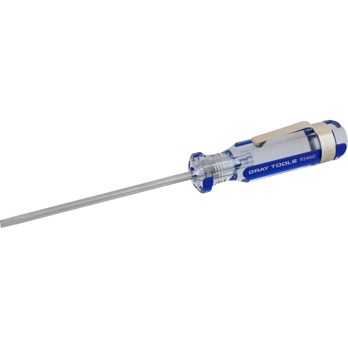Screwdriver - Gray Tools Slotted Pocket Screwdriver With Clip, 92460
