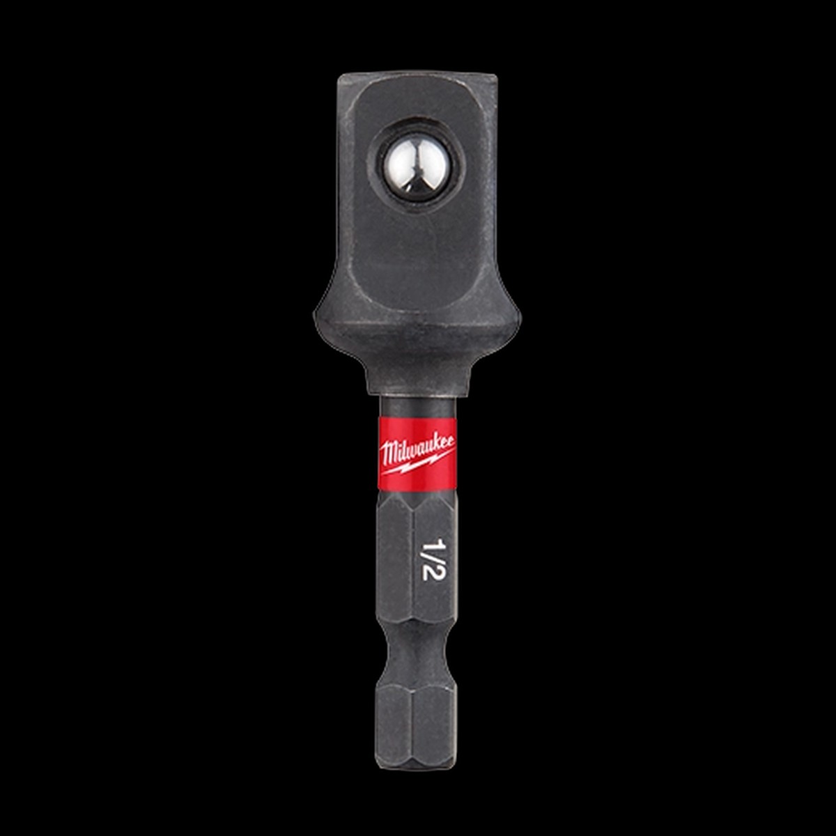 Socket Adapter - Milwaukee 1/4" Hex to 3/8" Square SHOCKWAVE Impact Socket Adapter, 48-32-5031