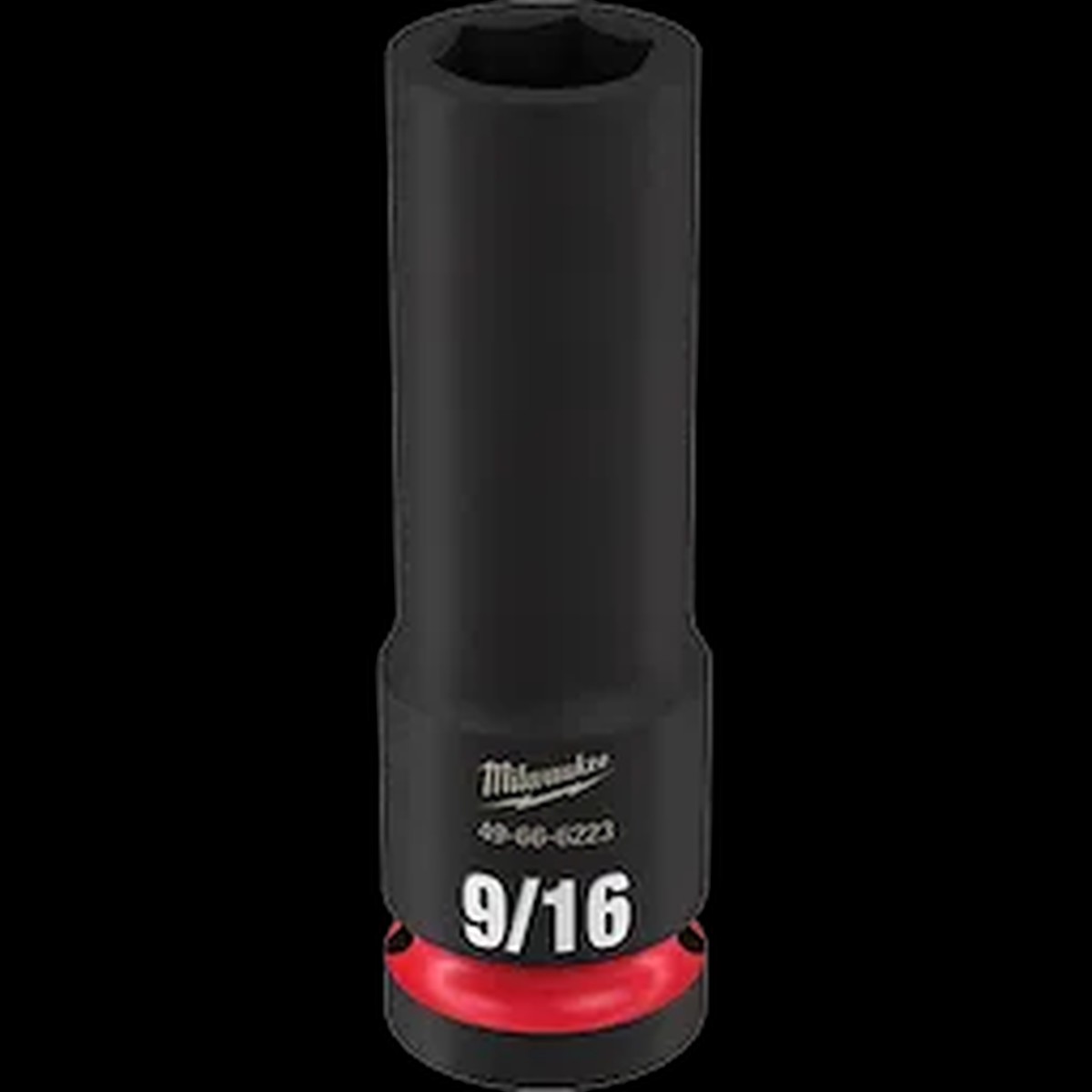 Socket Adapter - Milwaukee SHOCKWAVE 1/4" Hex to 3/8" Square Socket Adapter, 48-32-5731