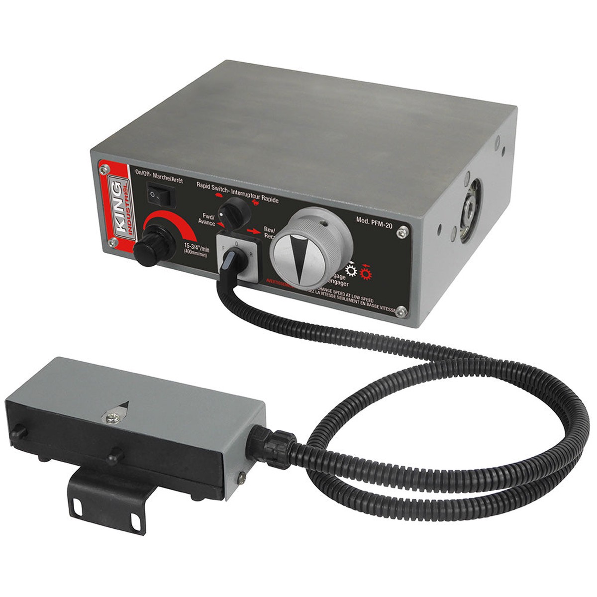 Table Accessories - King Canada Table Powerfeed Attachment for KC-20VS-2/KC-20VS-2/DRO, PFM-20