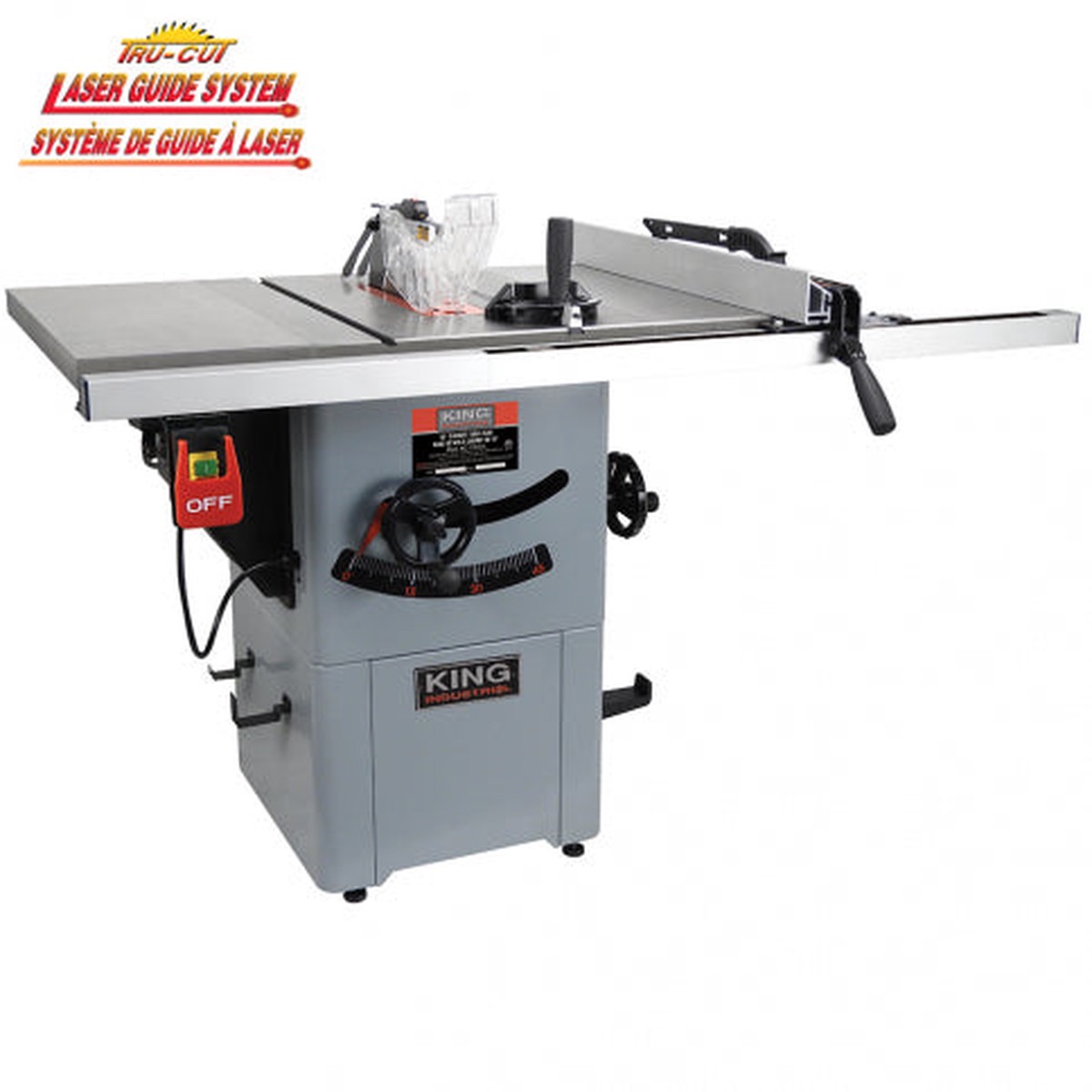 Table Saw - King Canada 10" Cabinet Table Saw, KC-10HCX