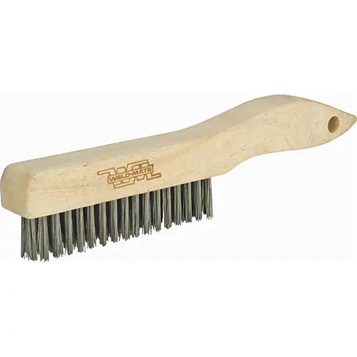Wire Brush - Weld-Mate Shoe Handle Industrial-Duty Scratch Brush, 10-1/4", NT614