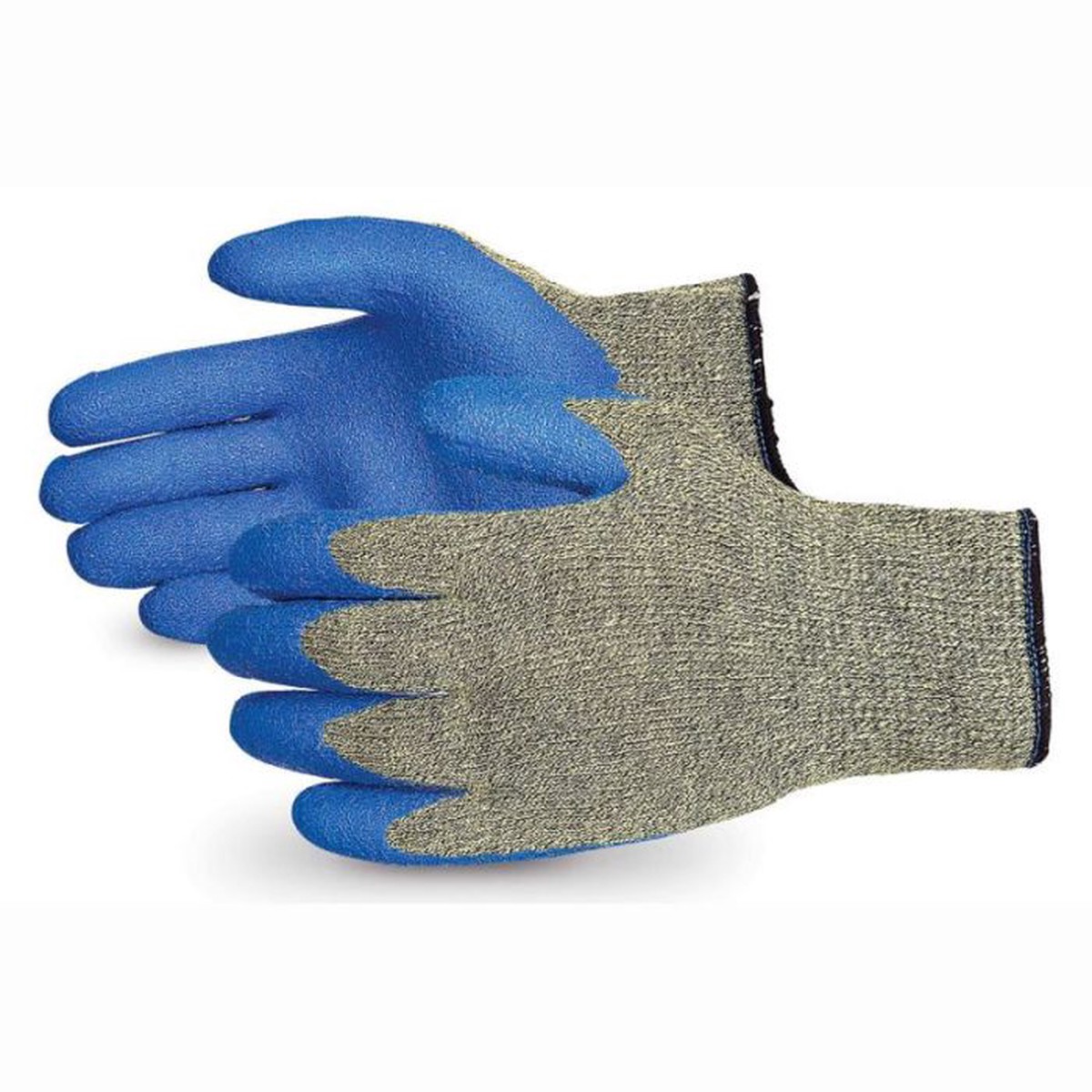 Work Gloves - Superior Glove Kevlar Composite Knit Gloves with Latex Palms, SCXLX/L