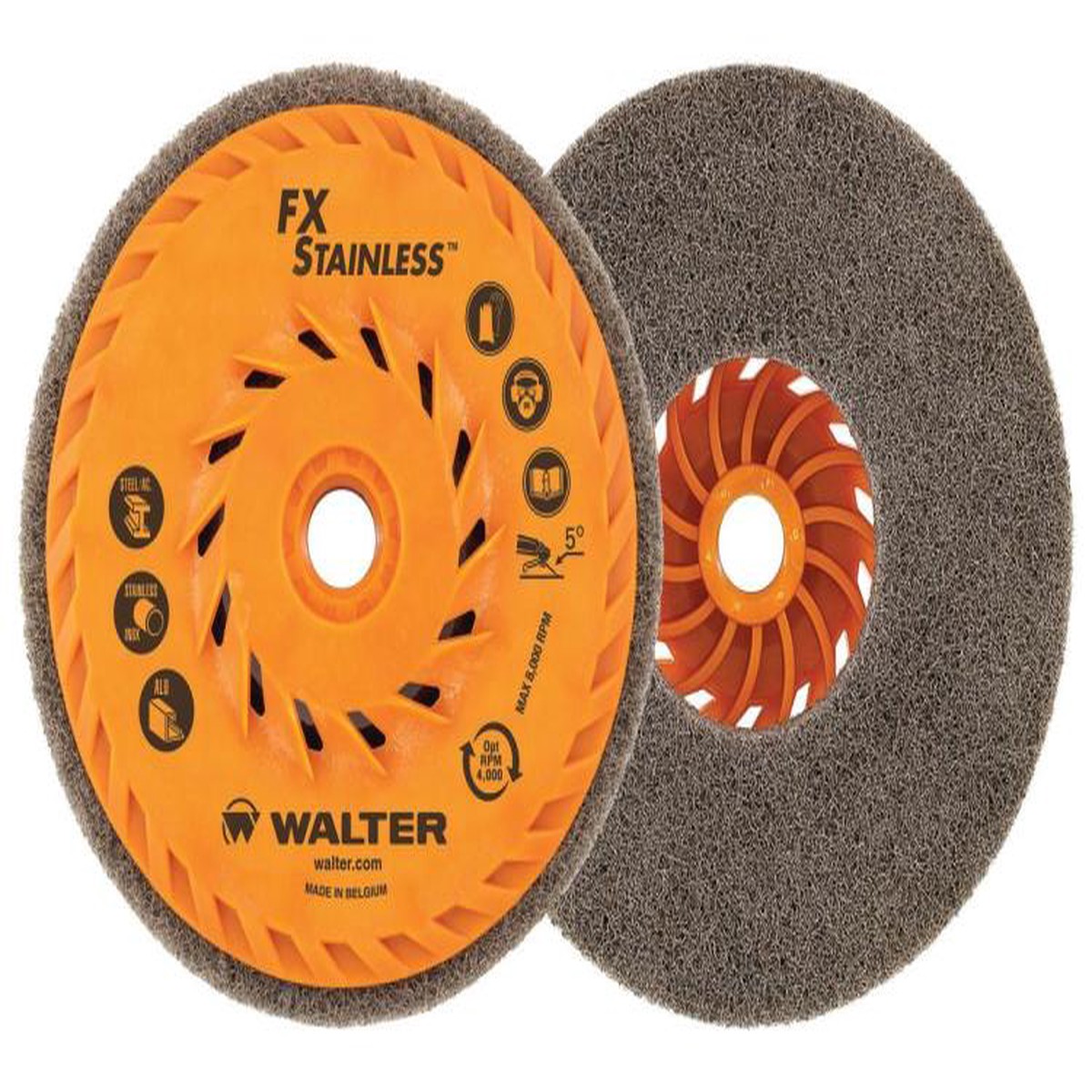 Abrasive Disc - Walter FX Stainless Cup Wheels, 07X