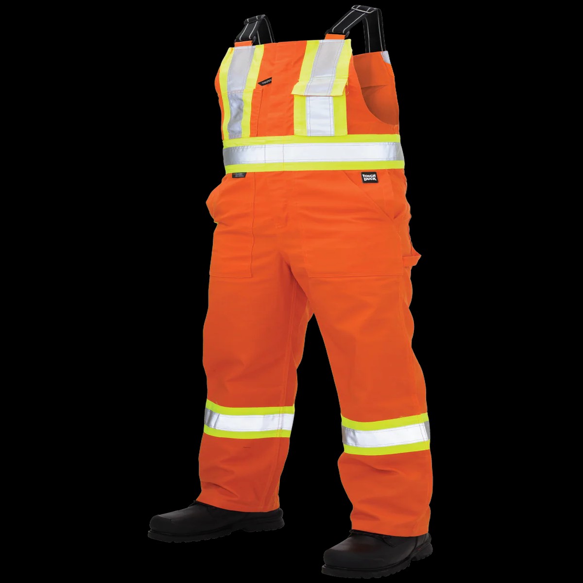 Bib Overalls - Tough Duck Twill Unlined Safety Bib Overall, S769