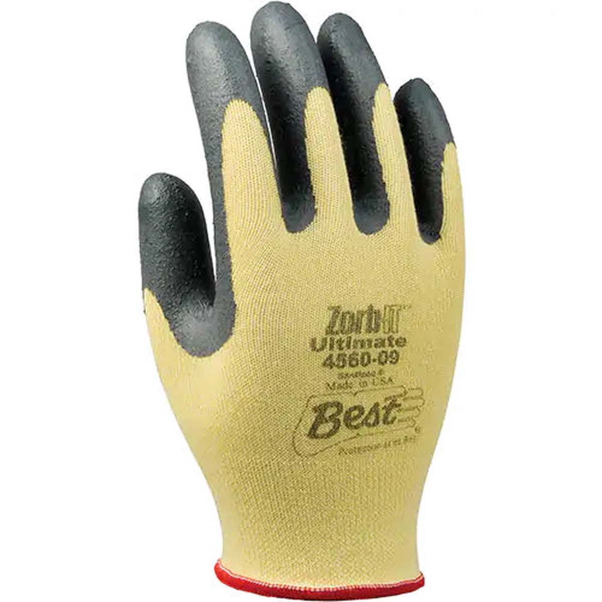Cut Resistant Glove - Showa Zorb-It Ultimate Coated Gloves Kevlar A3 Cut Resistant Gloves, 4560