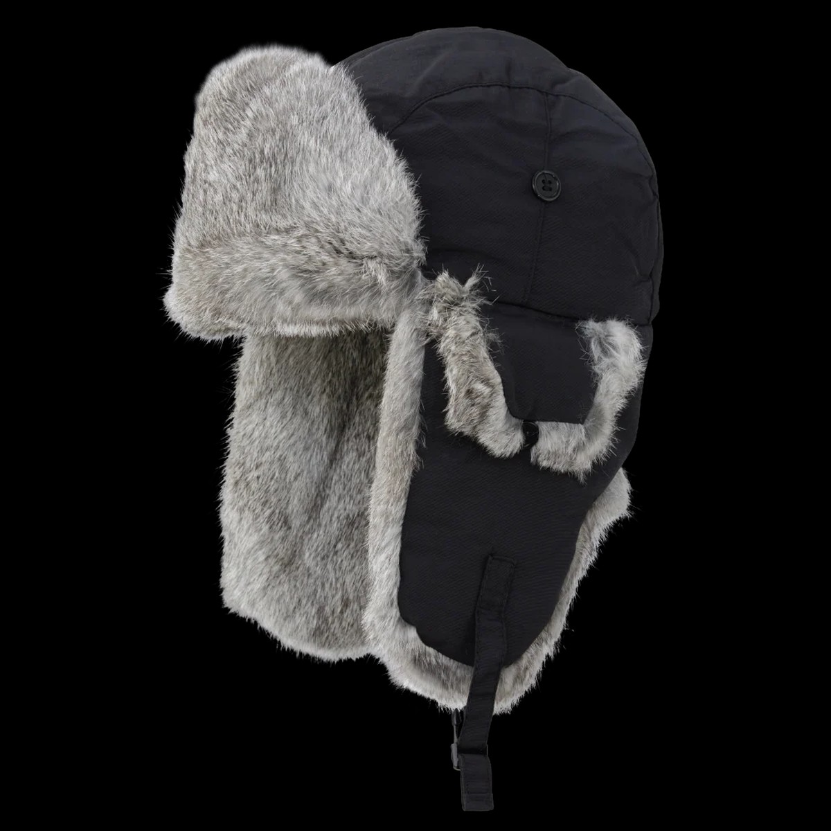 Hat - Tough Duck Aviator Hat with Rabbit Fur, I160