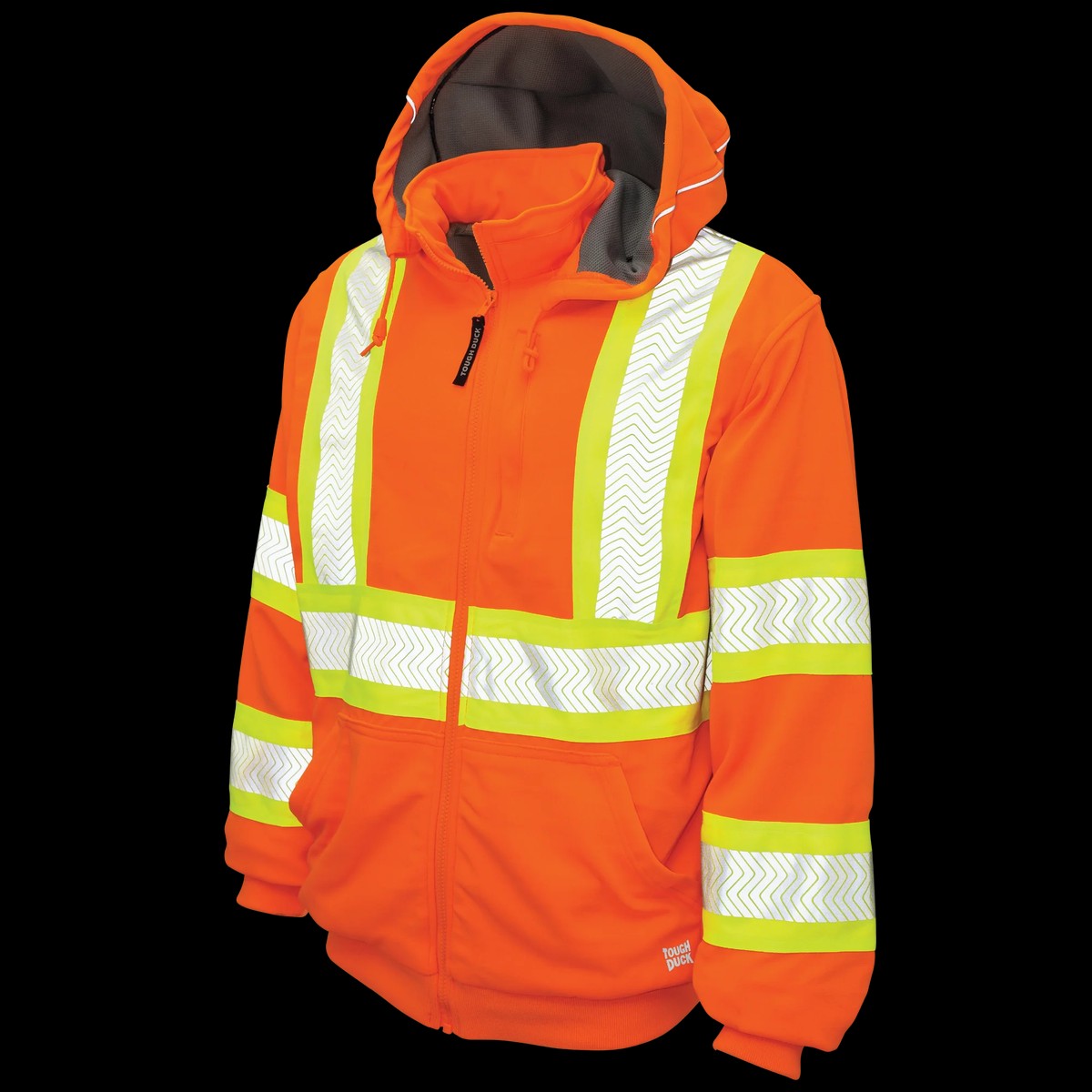 Hoodie - Tough Duck Fleece Thermal-Lined Safety Hoodie, SJ16