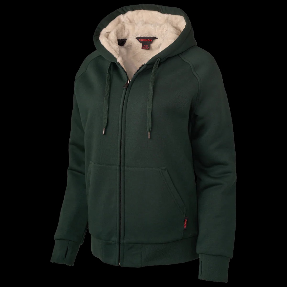 Hoodie - Tough Duck Women's Plush Pile-Lined Hoodie, WJ43