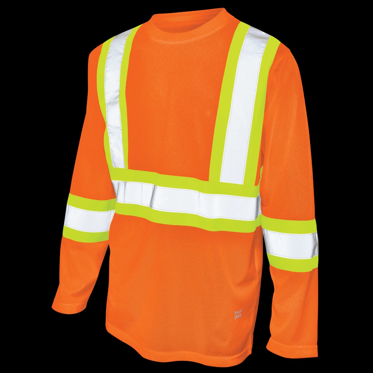 Long-Sleeve Shirt - Tough Duck Micro Mesh Long-Sleeve Safety T-Shirt, ST10