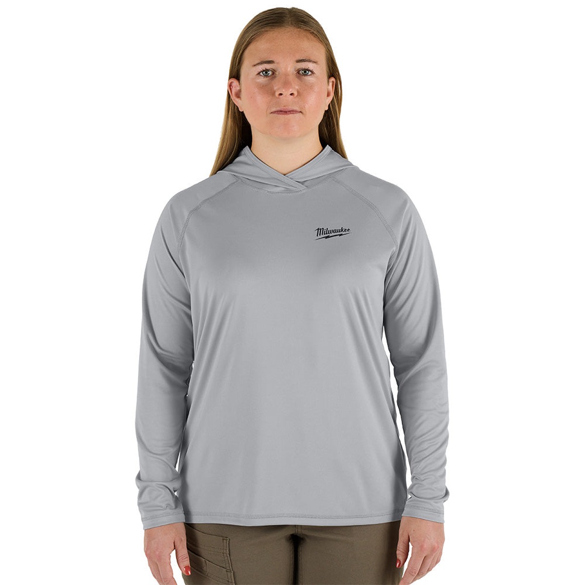 Long-Sleeved Shirt - Milwaukee Women's WORKSKIN Hooded Sun Shirt, Various Colours, F550