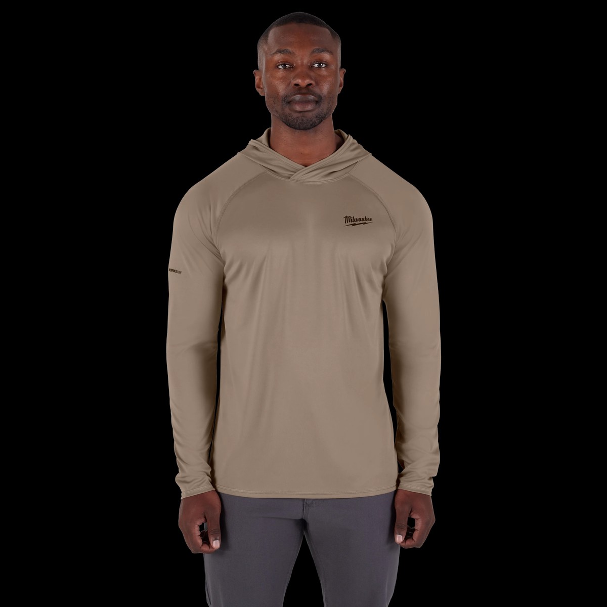 Long-Sleeved Shirt - Milwaukee WORKSKIN Hooded Sun Shirt, M550