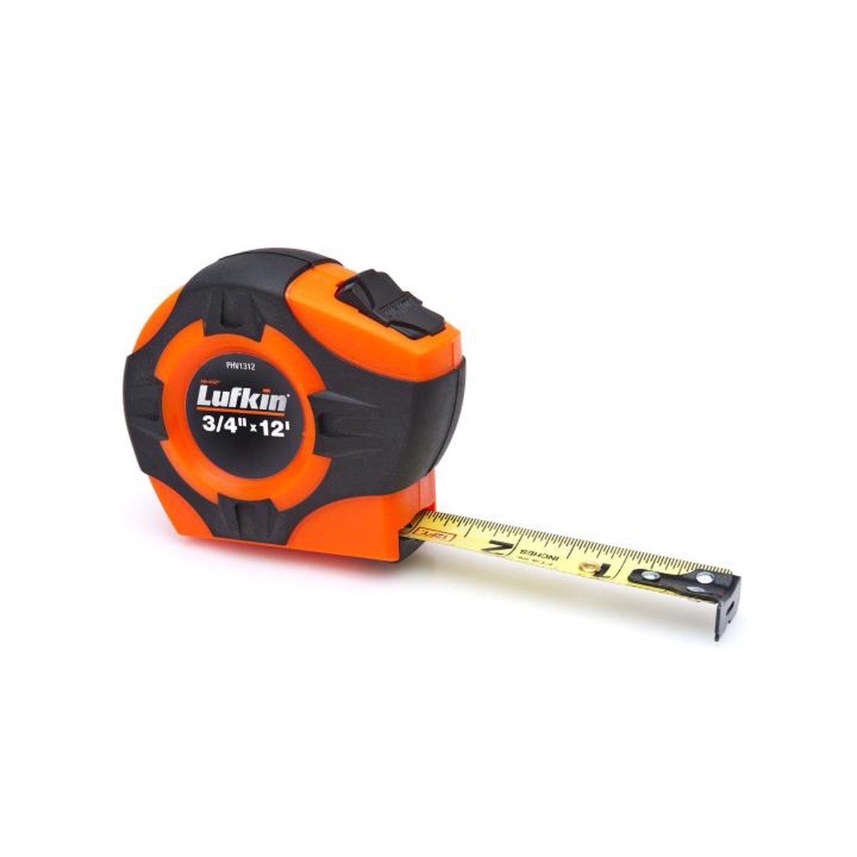 Measuring Tape - Crescent 3/4" x 12' P1000 Series Engineer's Yellow Clad A4 Blade Power Return Tape Measure, PHV1312DN
