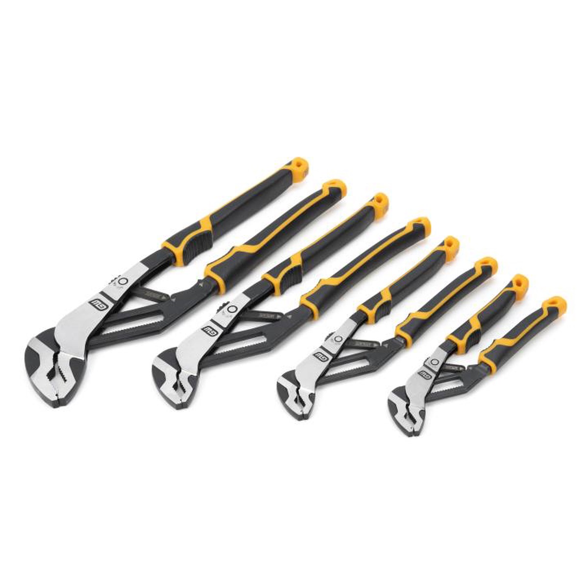 Pliers - Gearwrench 4 Piece PITBULL Auto-Bite Tongue & Groove Dual Material Pliers, 82594C