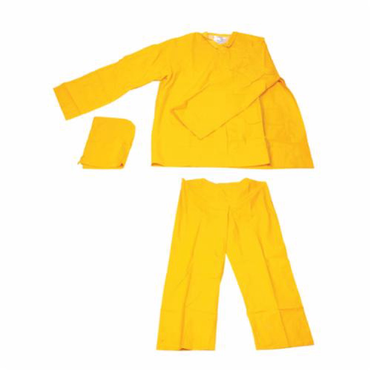 Rain Suit - North by Honeywell 3-Piece Raingear Rainsuit, 3XL, Yellow, Polyester/PVC, 85JPH