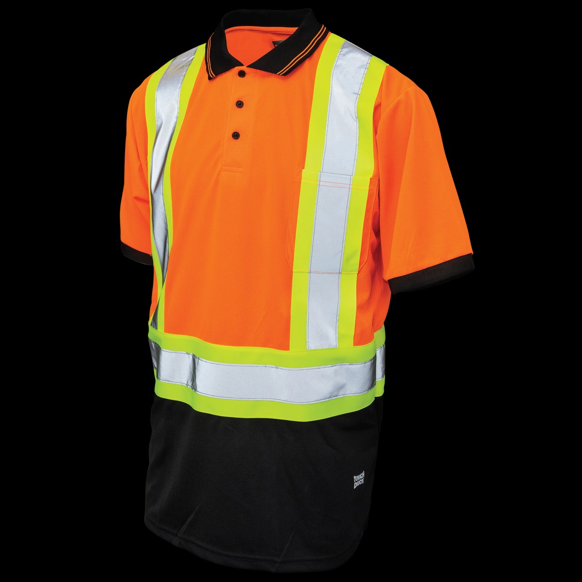 Safety T-Shirt - Tough Duck Birdseye Mesh Short-Sleeve Safety Polo Shirt, ST17