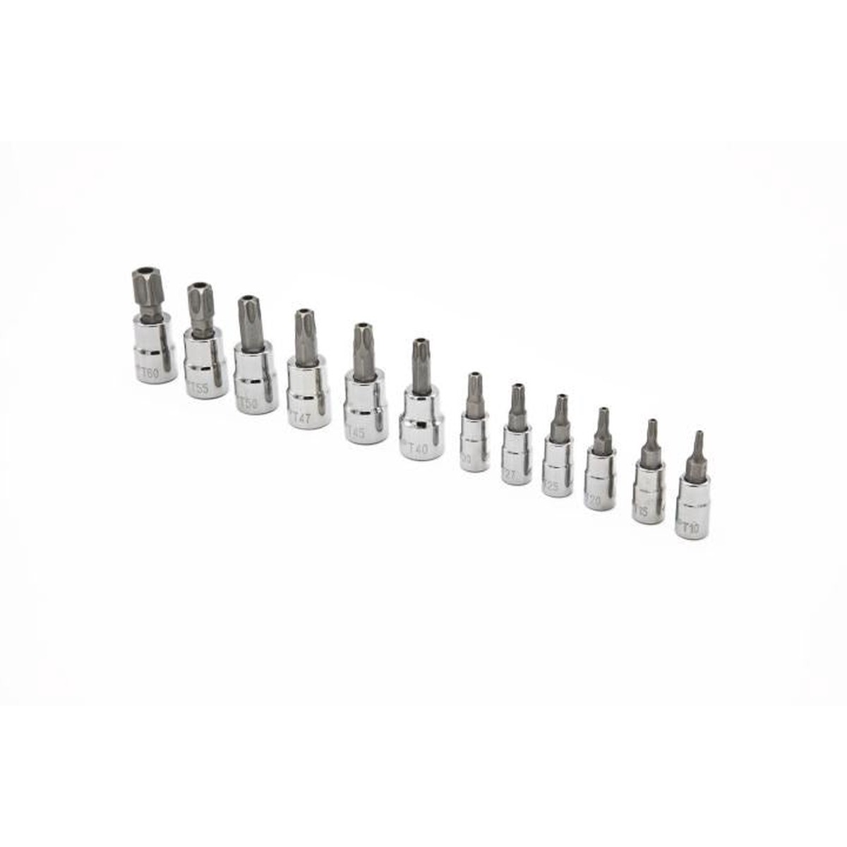 Socket Set - Crescent 12 Piece 1/4" & 3/8" Drive Tamper Proof Torx Bit Socket Set, CBSS2TN