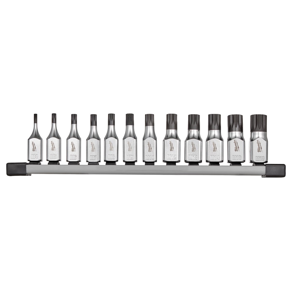 Socket Set - Milwaukee 12pc 3/8" Drive Triple Square Bit Socket Set, 48-22-9536