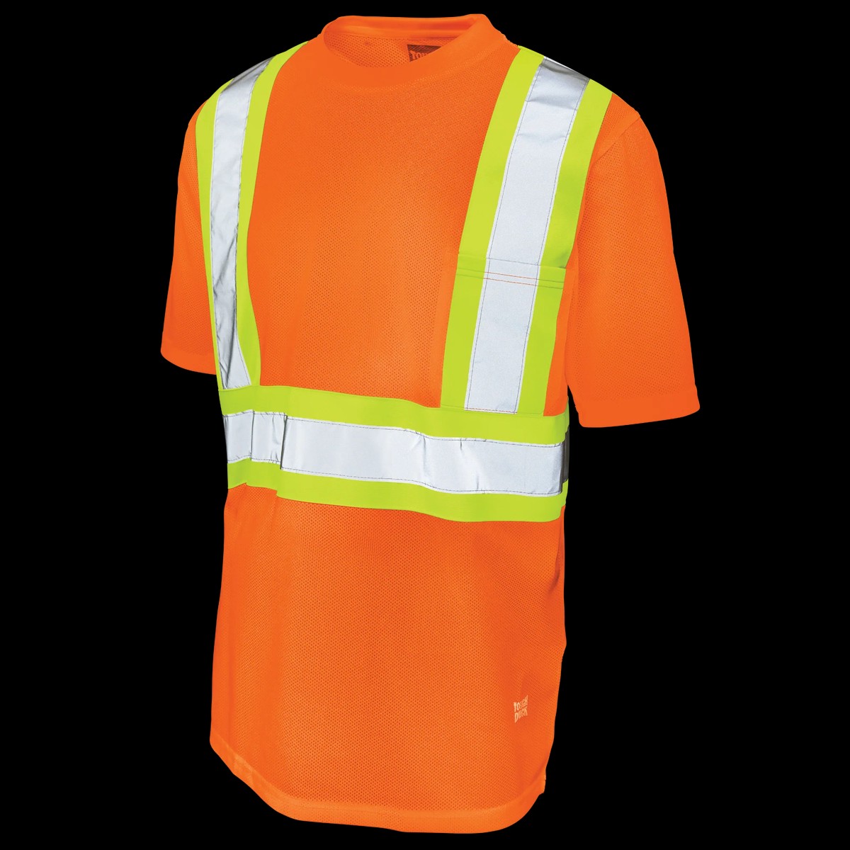 T-Shirt - Tough Duck Micro Mesh Short-Sleeve Safety T-Shirt with Pocket, S392