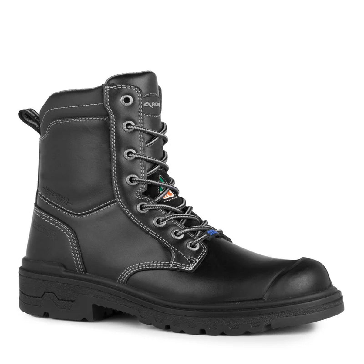 Work Boots - Acton Fierce-I-Met, Flexible Metguard, 8" Womens Work Boots, A9304-11
