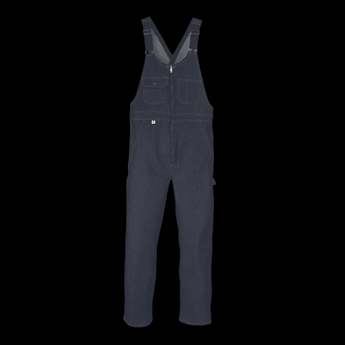 Coveralls - Big Bill Denim Bib with Zip Front Closure, 92