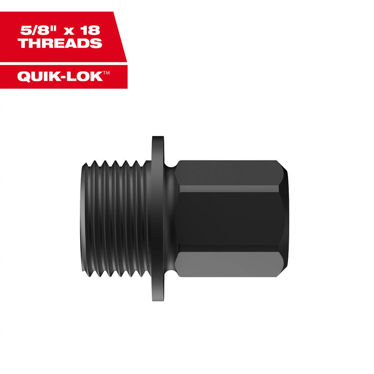 Hole Saw Adapter - Milwaukee 5PK Large Thread Adapters for QUIK-LOK Arbors, 49-56-7571