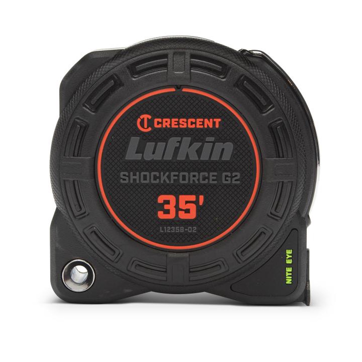 Measuring Tape - Crescent Lufkin 1-1/4" x 35' SHOCKFORCE NITE EYE G2 Tape Measure, L1235B-02