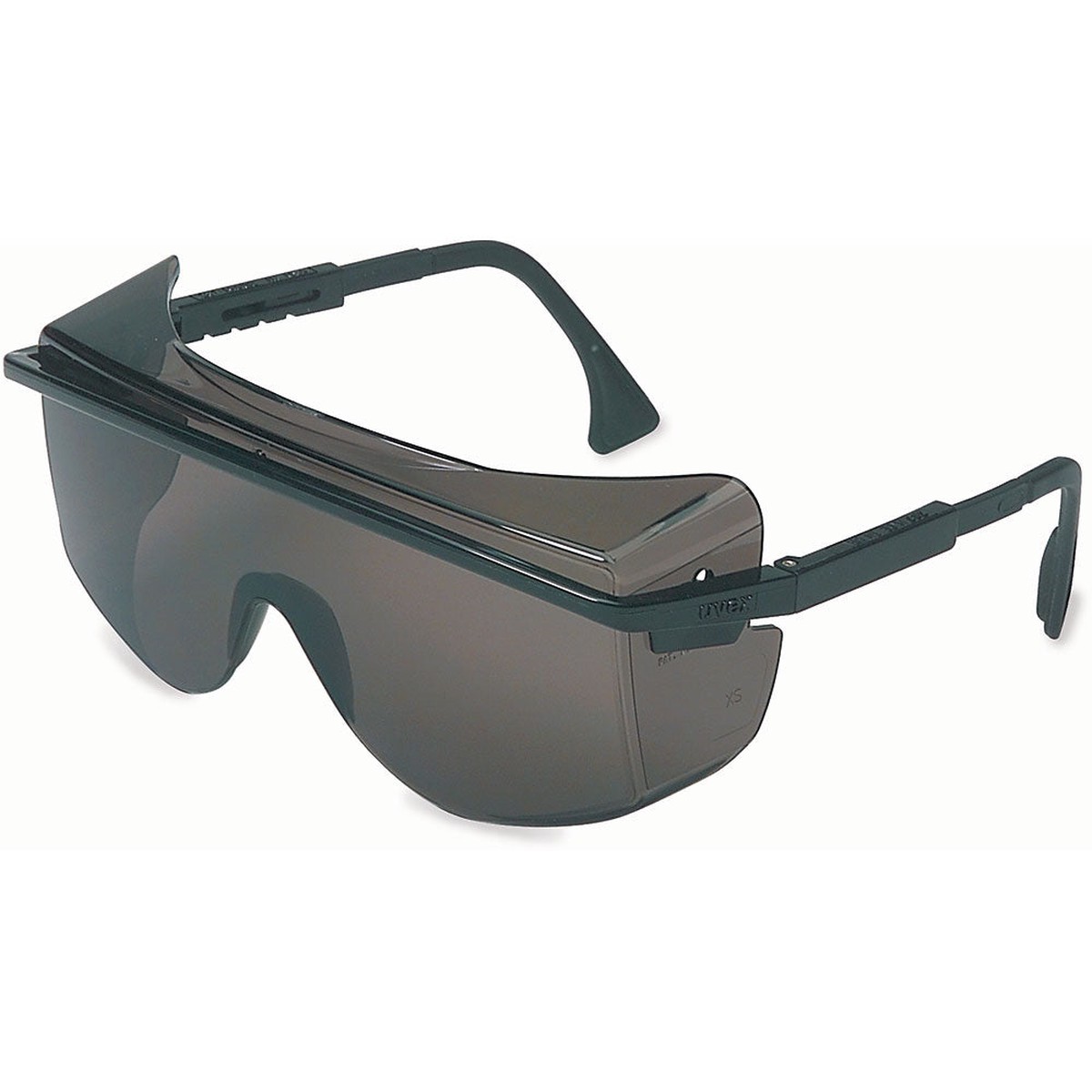 Protective Glasses - Honeywell UVEX Astrospec 3001 Black Safety Glasses with Grey Anti-Fog Lens, S2504C