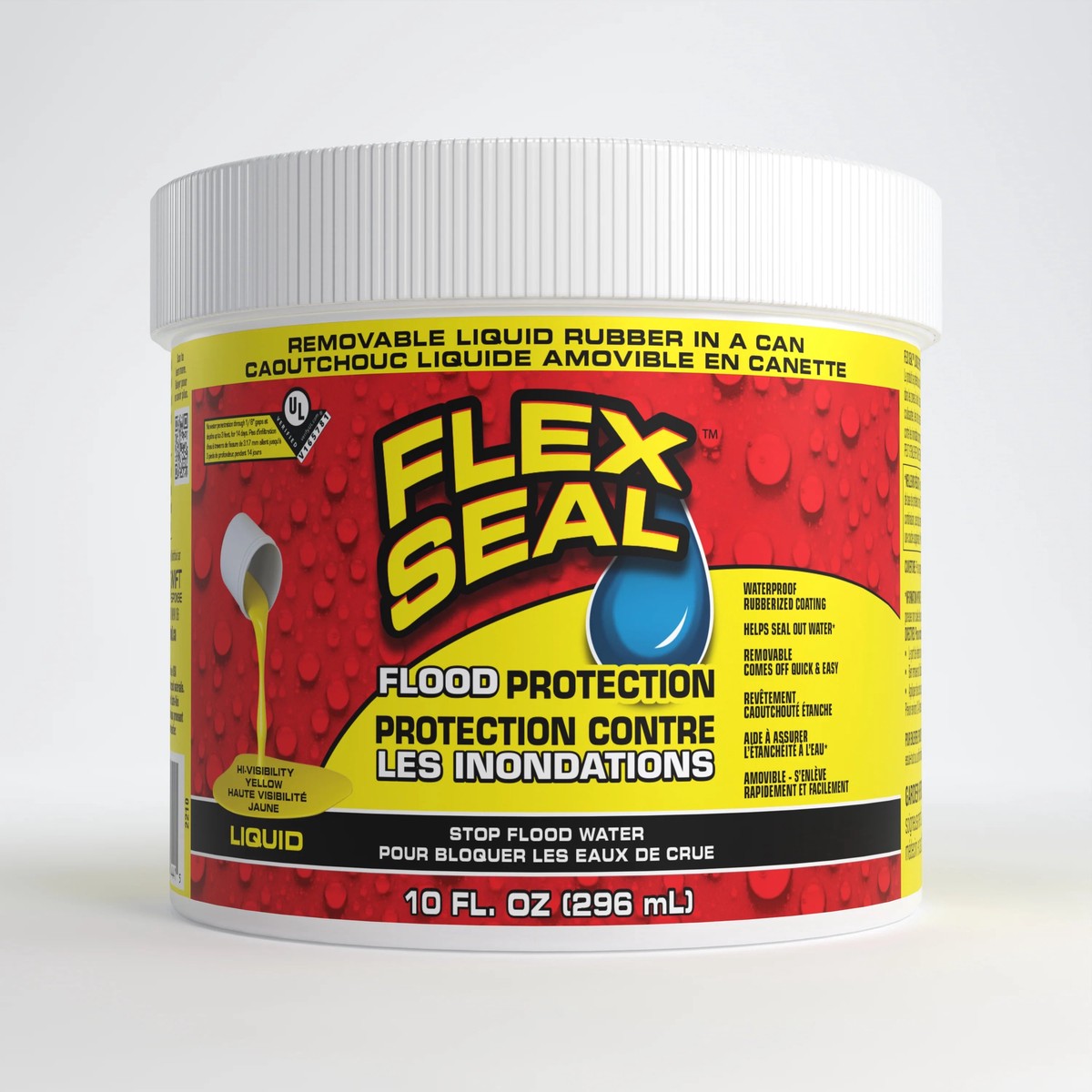 Sealant - Flex Seal Flood Protection Liquid, Yellow, CN555YEL12