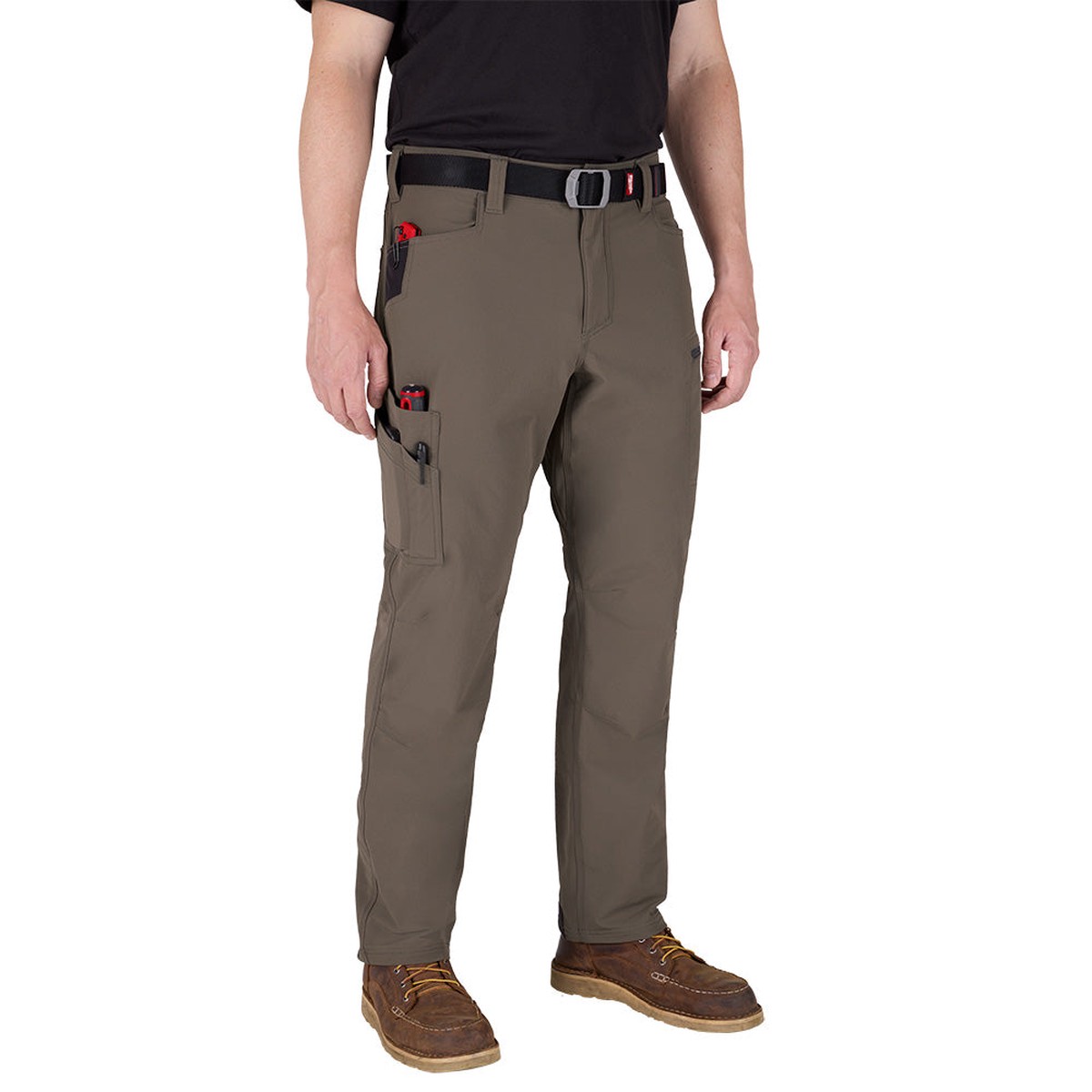 Work Pants - Milwaukee Men's FREEFLEX Tech Pants (Black or Brown), M651