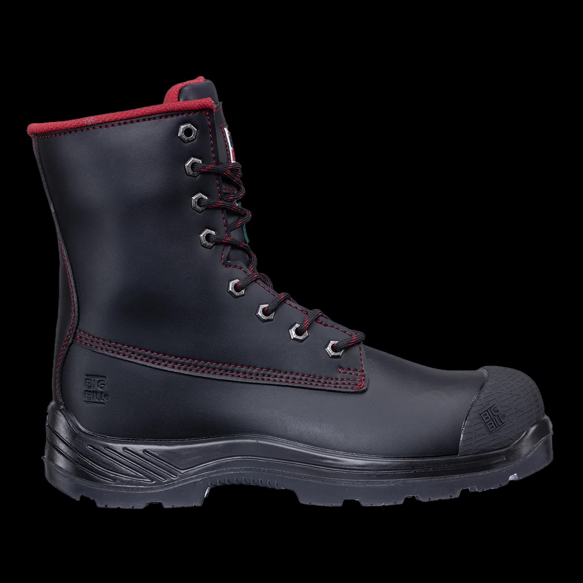Boots - Big Bill Big Red Men's Microfiber Work Boots 8", BB4002