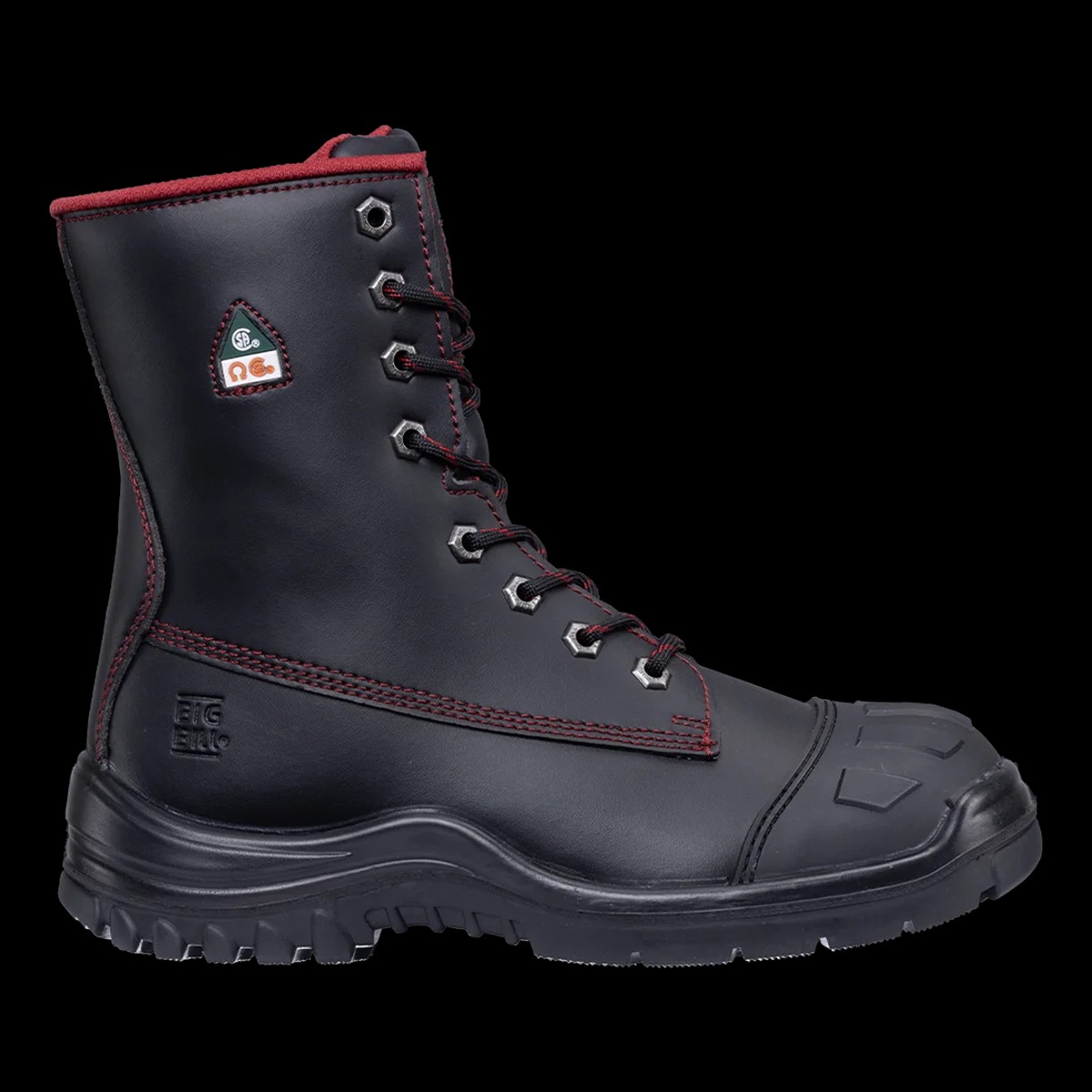 Boots - Big Bill Women's Big Red Microfiber Work Boots 8", BB4002W