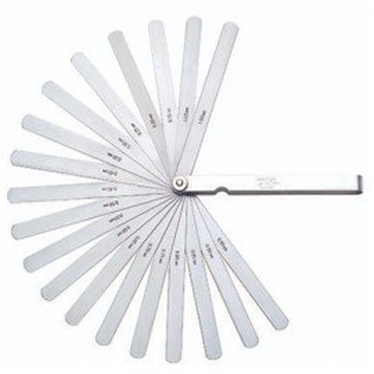 Gauge Set - Mitutoyo Metric Thickness Gauge Set, Straight, 0.05 to 1 mm, 184-303S