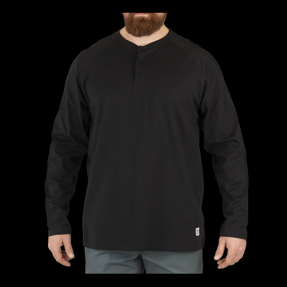 Long-Sleeved Shirt - Big Bill Heavyweight Long Sleeve Henley Shirt, CK15