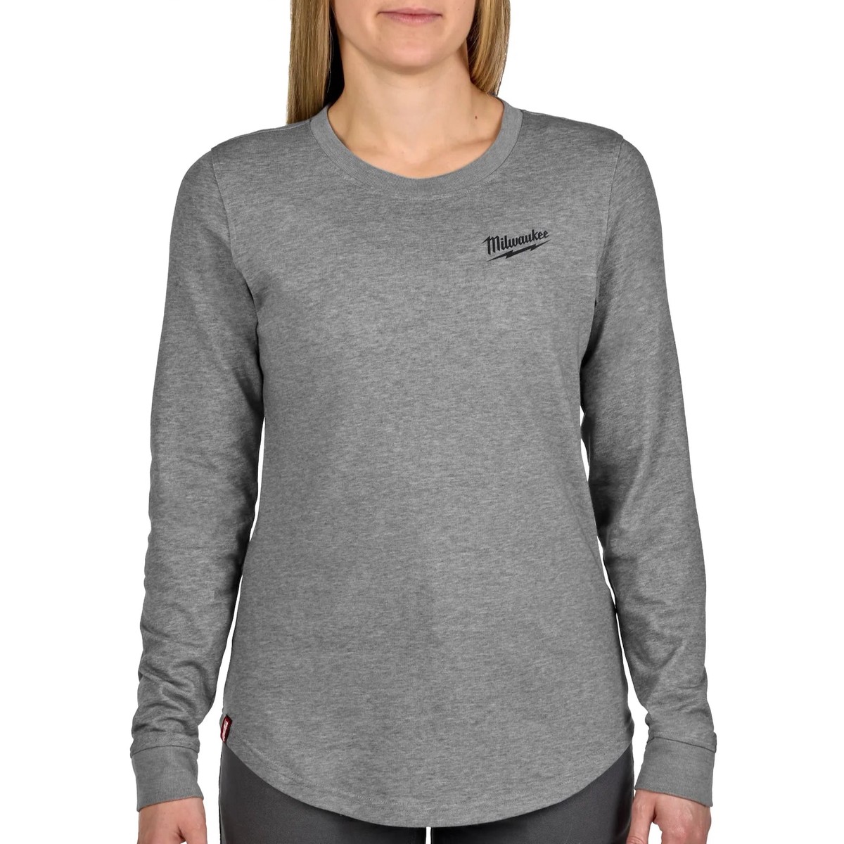 Long-Sleeved Shirt - Milwaukee Women's FREEFLEX Hybrid Tee - Long Sleeve (Grey, Black or Purple), F552
