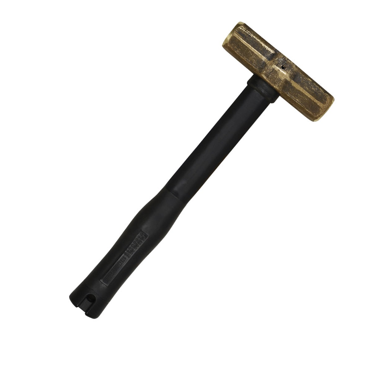 Sledgehammer - Brass Sledgehammer, FGL Rubber Grip, 4-Pound, 7HBRFRH04