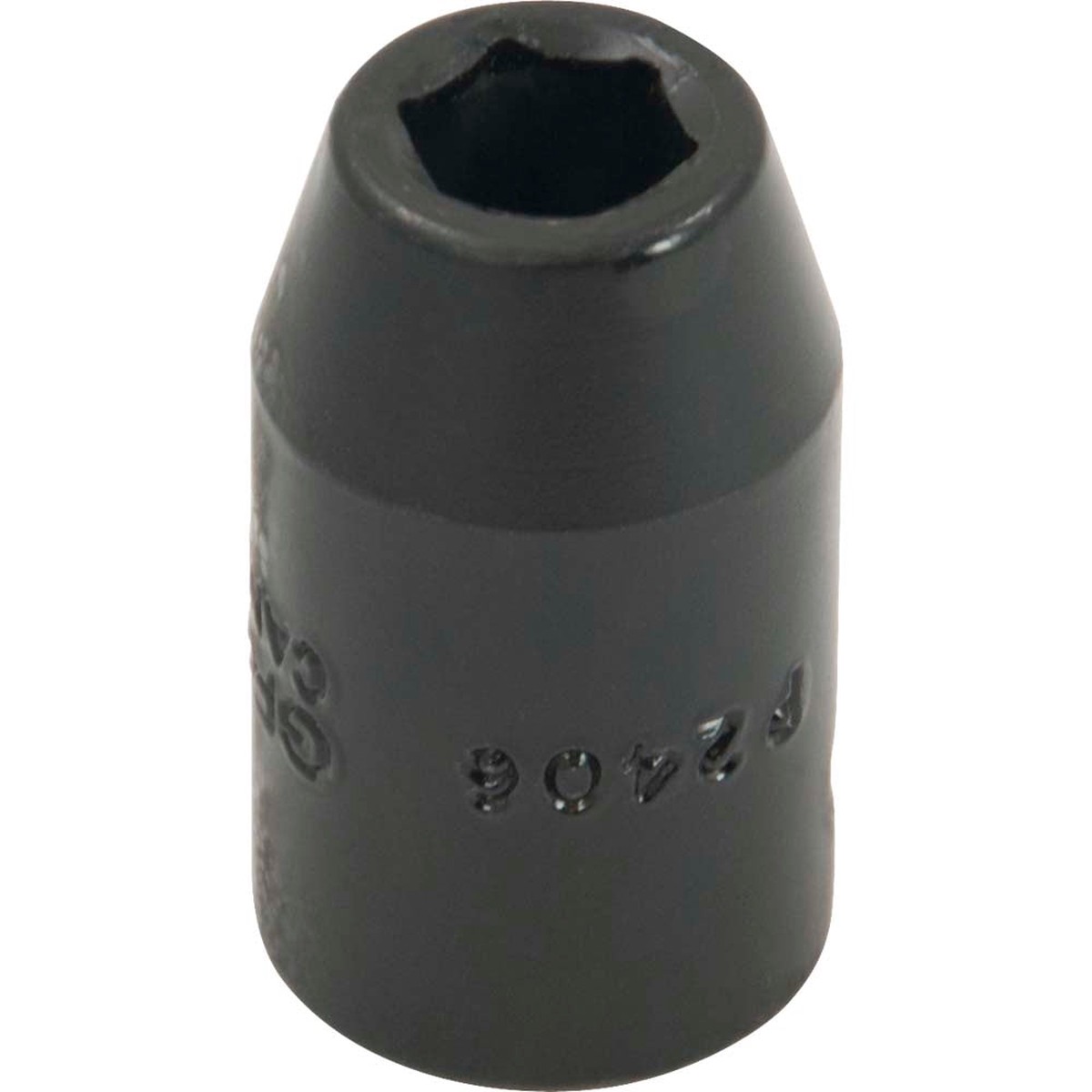 Socket - Gray Tools 1/2" Drive 6 Point Standard Length Sockets - Impact Black Industrial Finish, Various Sizes, P24