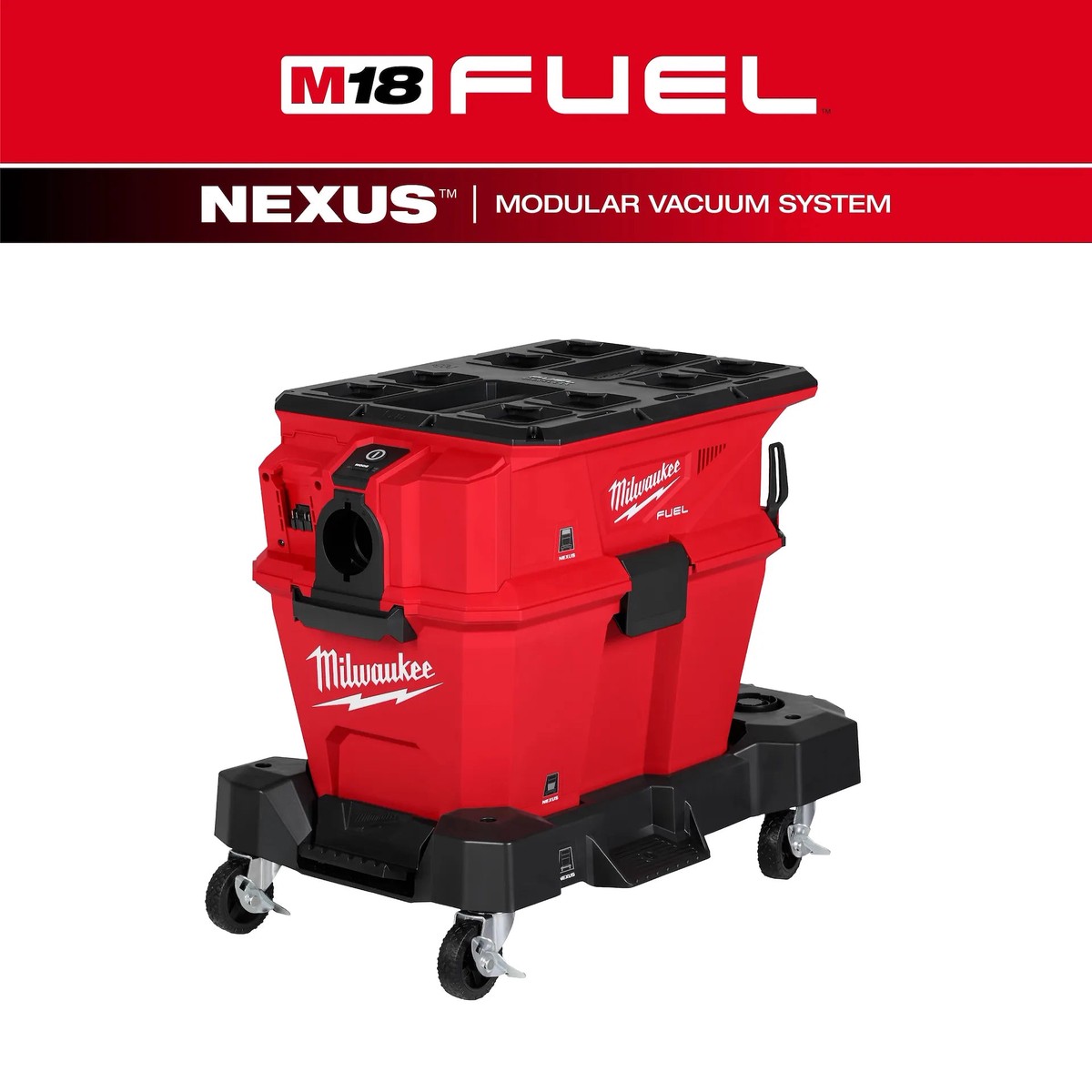 Vacuum - Milwaukee M18 FUEL NEXUS 6 Gallon Wet/Dry Vacuum w/ PACKOUT Compatibility, 0915-20