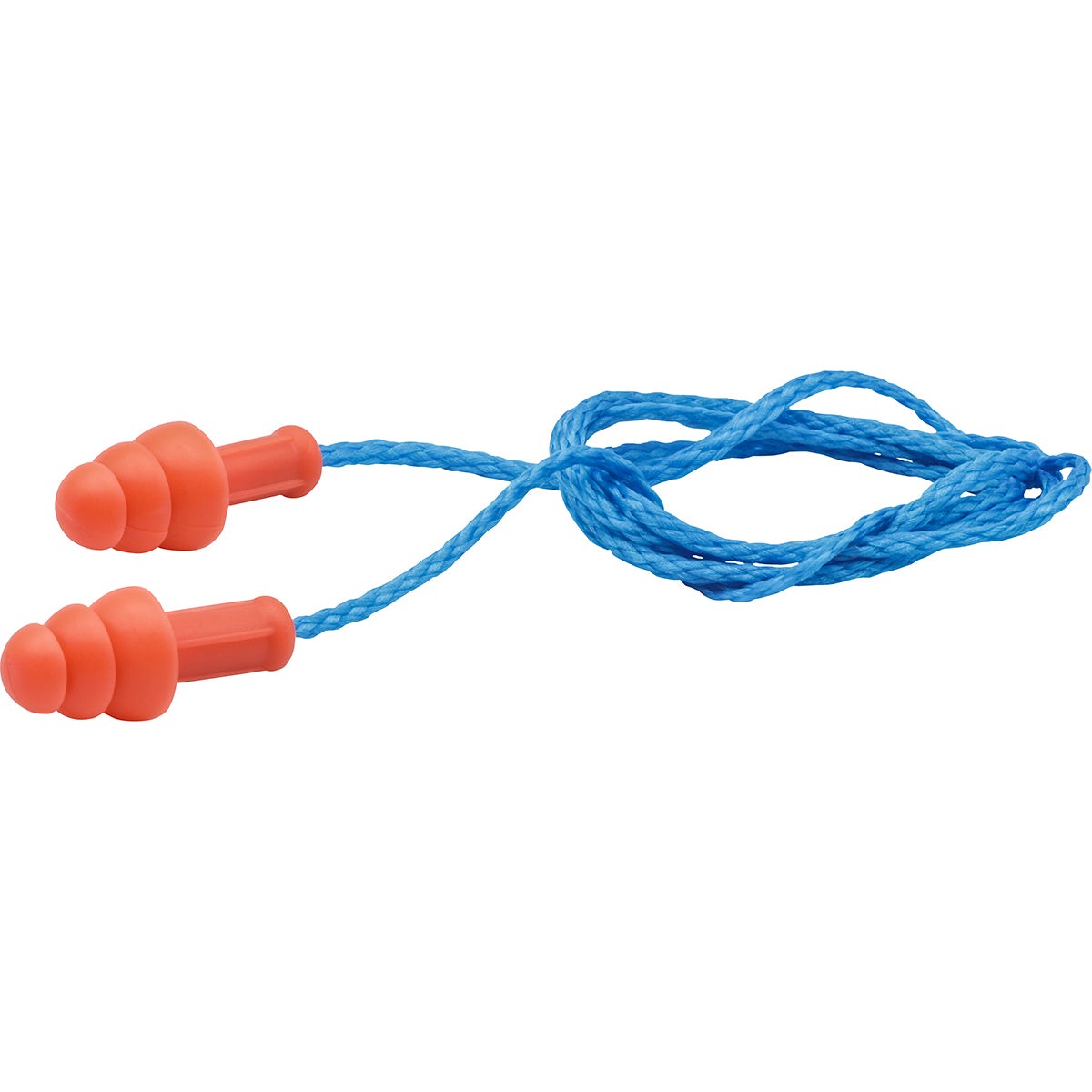 Ear Plugs - PIP Reusable TPR Corded Ear Plugs - NRR 25 (Box of 100 Pairs), 267-HPR320C