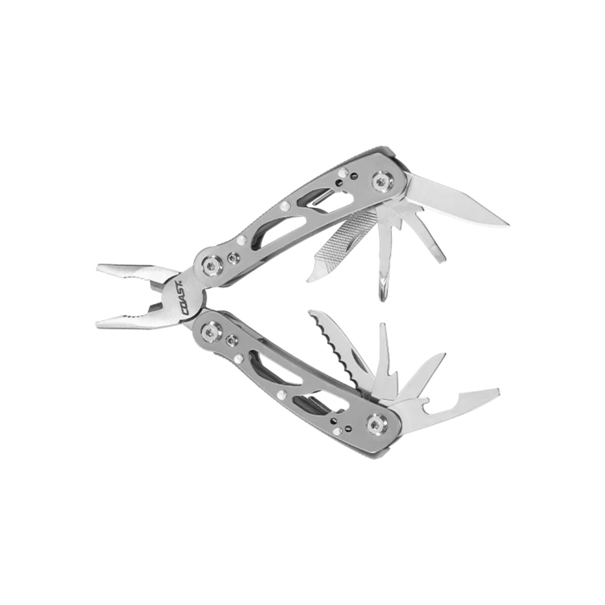 Multi-Tool - COAST CT211 11-Tool Multi-Tool Silver; 4.4" Overall Length, 30844