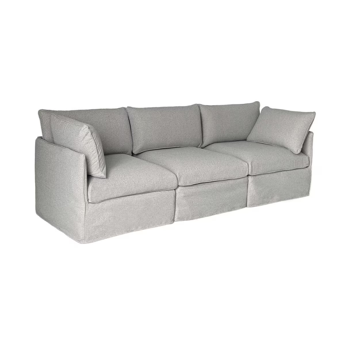 Outdoor Furniture - Patioflare Flexiform Modular 3-Seater Patio Sofa Set, Grey or Blue, PF11393 / PF11394